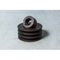 ZD 900 V-belt pulley A-125/3 with taper lock hub for Arbor hole 38 mm